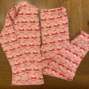 Pink Chicken Santa PJs 4T